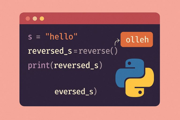 How to Reverse a String in Python - PythonB.org